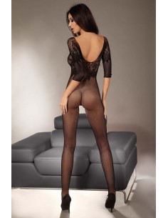 Josslyn Black Bodystocking LC 17117 2